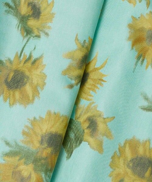 allureville / アルアバイル ミニ・ひざ丈スカート | WEB 一部店舗限定【LOULOU WILLOUGHBY】サンフラワープリントギャザースカート | 詳細5