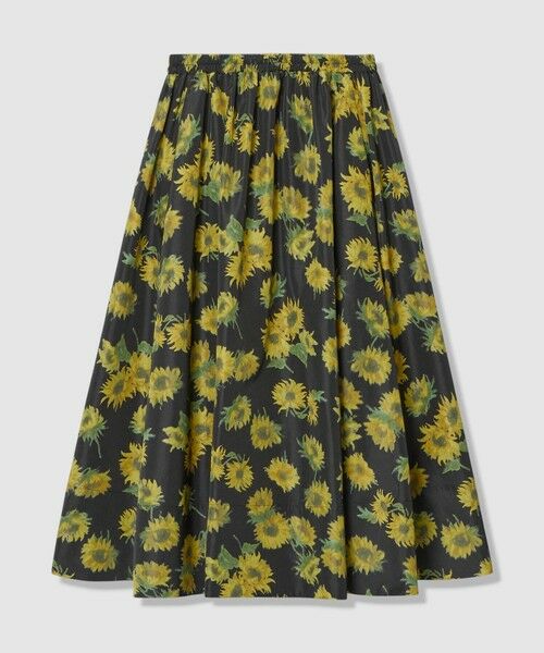 allureville / アルアバイル ミニ・ひざ丈スカート | WEB 一部店舗限定【LOULOU WILLOUGHBY】サンフラワープリントギャザースカート | 詳細17