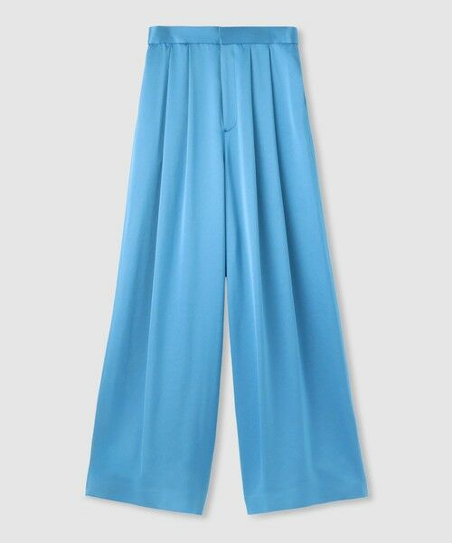 allureville / アルアバイル チノ・ワークパンツ | 【LOULOU WILLOUGHBY】サテンタックパンツ（ブルー (61)）