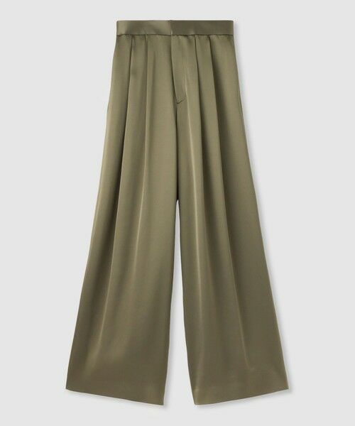 allureville / アルアバイル チノ・ワークパンツ | 【LOULOU WILLOUGHBY】サテンタックパンツ（カーキ (76)）