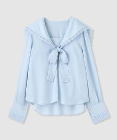 allureville / アルアバイル シャツ・ブラウス | 【LOULOU WILLOUGHBY】セーラーカラージョーゼットブラウス