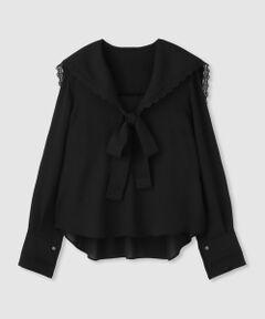 allureville / アルアバイル シャツ・ブラウス | 【LOULOU WILLOUGHBY】セーラーカラージョーゼットブラウス