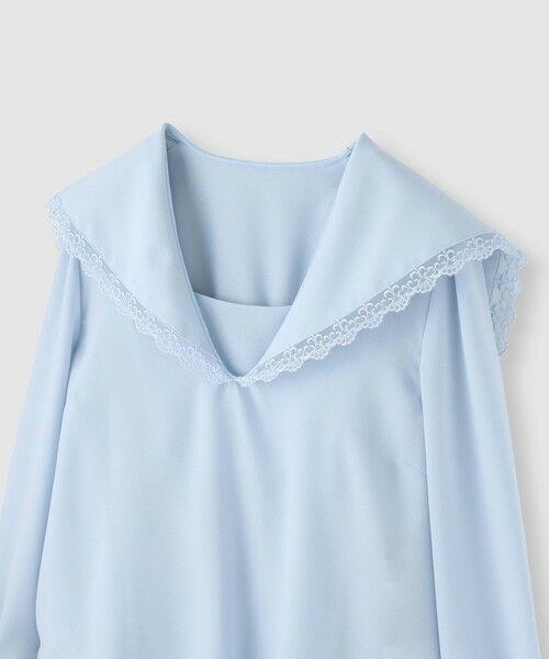 allureville / アルアバイル シャツ・ブラウス | 【LOULOU WILLOUGHBY】セーラーカラージョーゼットブラウス | 詳細8