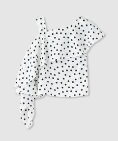 allureville / アルアバイル シャツ・ブラウス | 【LOULOU WILLOUGHBY】アシメフリルオフショルブラウス