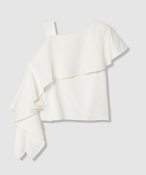 allureville / アルアバイル シャツ・ブラウス | 【LOULOU WILLOUGHBY】アシメフリルオフショルブラウス | 詳細6