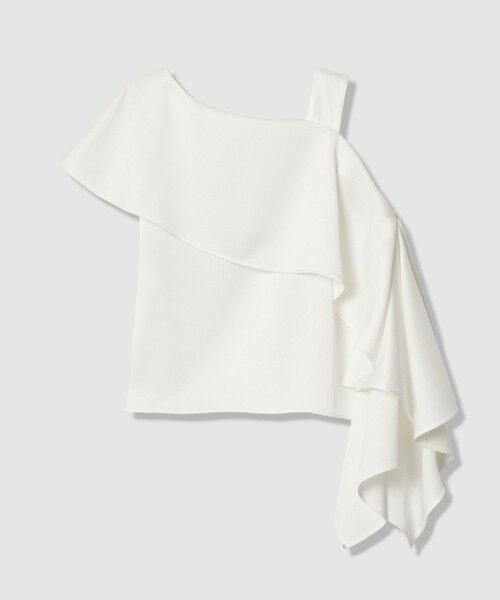 allureville / アルアバイル シャツ・ブラウス | 【LOULOU WILLOUGHBY】アシメフリルオフショルブラウス | 詳細7