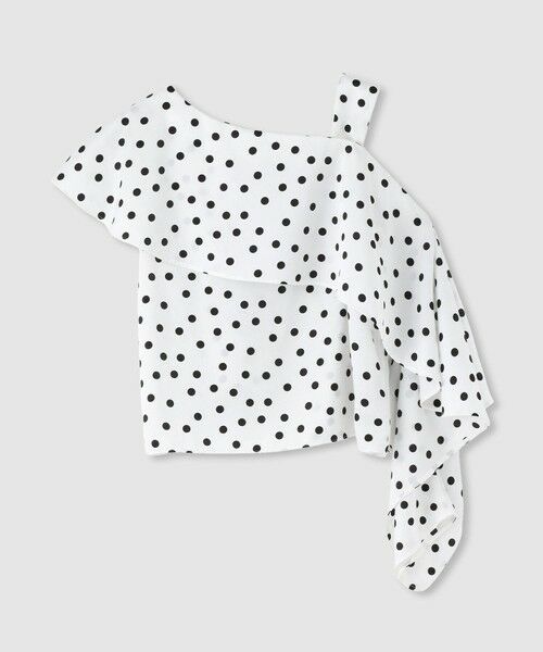 allureville / アルアバイル シャツ・ブラウス | 【LOULOU WILLOUGHBY】アシメフリルオフショルブラウス | 詳細12