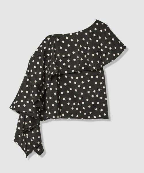 allureville / アルアバイル シャツ・ブラウス | 【LOULOU WILLOUGHBY】アシメフリルオフショルブラウス | 詳細14