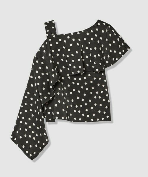 allureville / アルアバイル シャツ・ブラウス | 【LOULOU WILLOUGHBY】アシメフリルオフショルブラウス | 詳細15