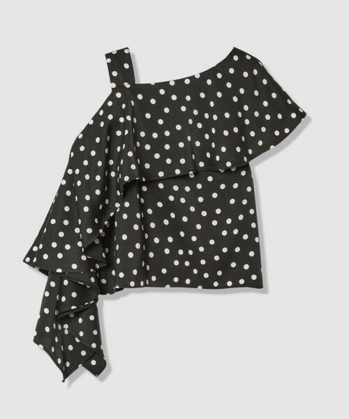 allureville / アルアバイル シャツ・ブラウス | 【LOULOU WILLOUGHBY】アシメフリルオフショルブラウス | 詳細12