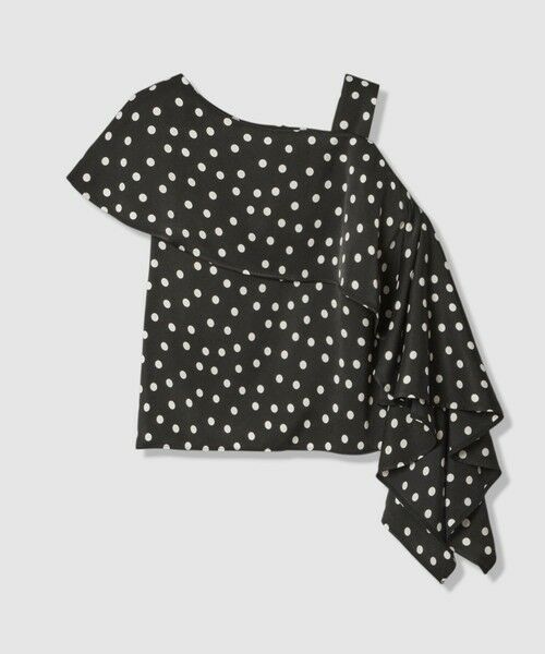 allureville / アルアバイル シャツ・ブラウス | 【LOULOU WILLOUGHBY】アシメフリルオフショルブラウス | 詳細13