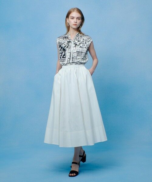 allureville / アルアバイル シャツ・ブラウス | WEB 一部店舗限定【LOULOU WILLOUGHBY】ウエスタンスカーフプリントリボンブラウス | 詳細12