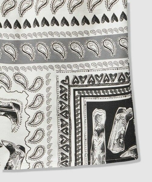 allureville / アルアバイル シャツ・ブラウス | WEB 一部店舗限定【LOULOU WILLOUGHBY】ウエスタンスカーフプリントリボンブラウス | 詳細17