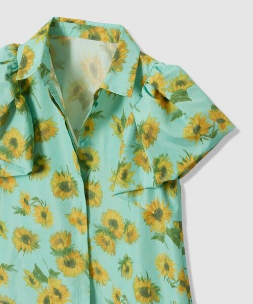 allureville / アルアバイル シャツ・ブラウス | WEB 一部店舗限定【LOULOU WILLOUGHBY】サンフラワープリントバルーンスリーブシャツ | 詳細2
