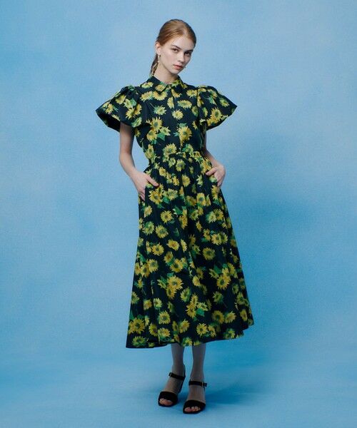 allureville / アルアバイル シャツ・ブラウス | WEB 一部店舗限定【LOULOU WILLOUGHBY】サンフラワープリントバルーンスリーブシャツ | 詳細11