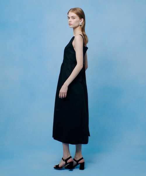 allureville / アルアバイル ロング・マキシ丈ワンピース | 【LOULOU WILLOUGHBY】コットンサテンエプロンワンピース | 詳細10