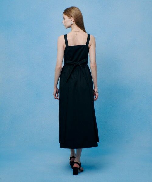 allureville / アルアバイル ロング・マキシ丈ワンピース | 【LOULOU WILLOUGHBY】コットンサテンエプロンワンピース | 詳細6
