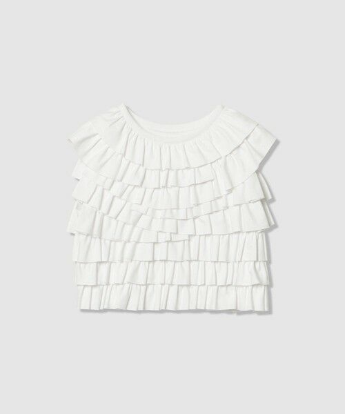allureville / アルアバイル カットソー | 【LOULOU WILLOUGHBY】フリルティアードプルオーバー（オフホワイト (02)）