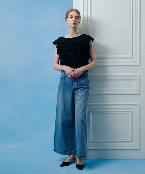 allureville / アルアバイル カットソー | 【LOULOU WILLOUGHBY】フリルティアードプルオーバー | 詳細7