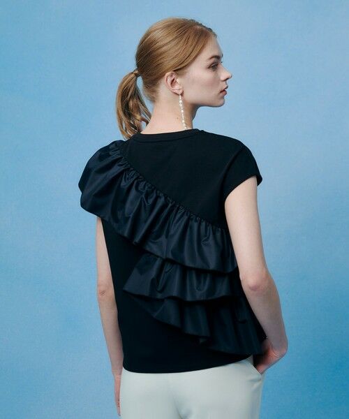 allureville / アルアバイル Tシャツ | 【LOULOU WILLOUGHBY】スパイラルフリルＴシャツ | 詳細7