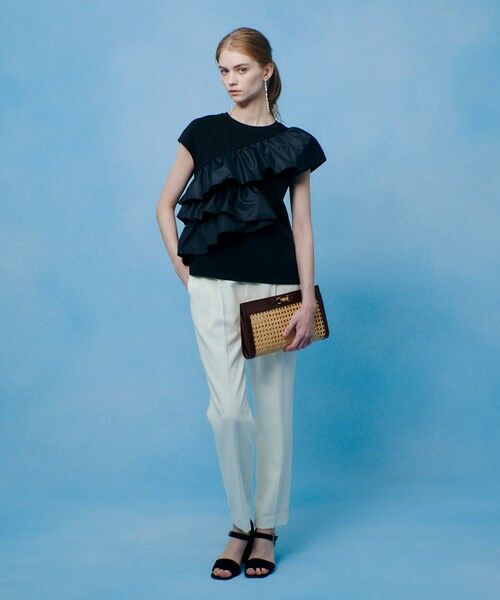 allureville / アルアバイル Tシャツ | 【LOULOU WILLOUGHBY】スパイラルフリルＴシャツ | 詳細8