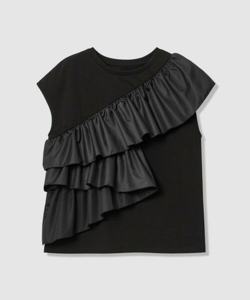 allureville / アルアバイル Tシャツ | 【LOULOU WILLOUGHBY】スパイラルフリルＴシャツ | 詳細9