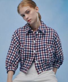 allureville / アルアバイル ブルゾン | 【LOULOU WILLOUGHBY】トリコロールツイードブルゾン