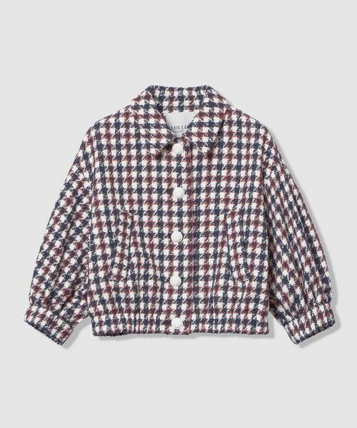allureville / アルアバイル ブルゾン | 【LOULOU WILLOUGHBY】トリコロールツイードブルゾン | 詳細6
