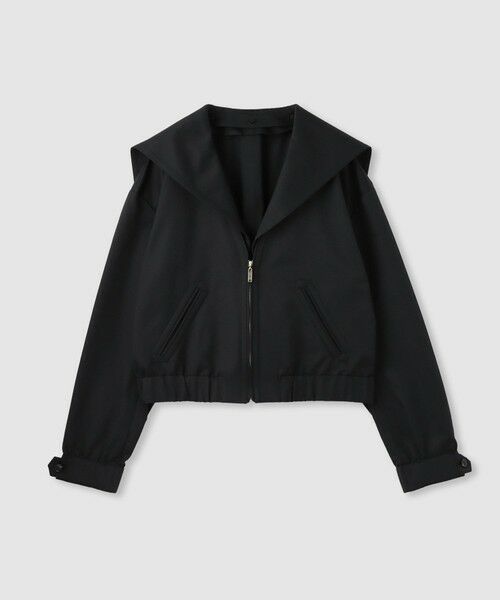 allureville / アルアバイル ブルゾン | 【LOULOU WILLOUGHBY】シャンブレーツイルマリンブルゾン（ブラック (95)）