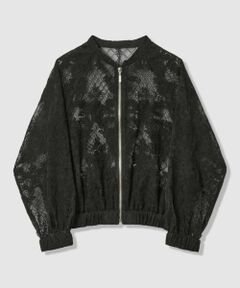 【LOULOU WILLOUGHBY】オーガンレースブルゾン