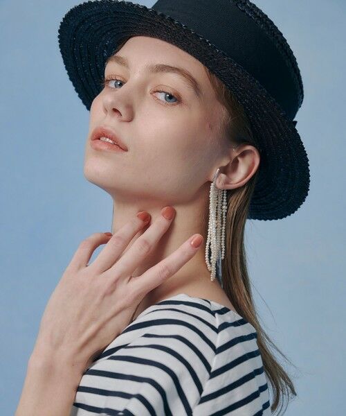 allureville / アルアバイル ハット | 【LOULOU WILLOUGHBY】ワイドリボンカンカン帽 | 詳細6