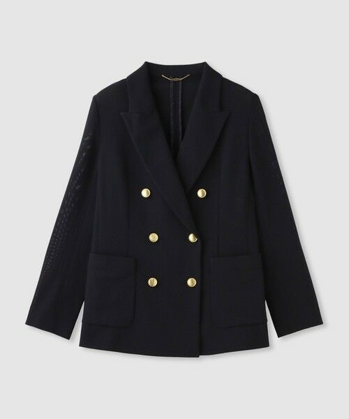 allureville / アルアバイル その他アウター | レノクロスダブルブレストジャケット（ネイビー (65)）