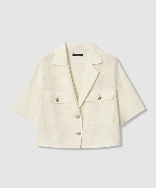 allureville / アルアバイル その他アウター | カラミショートジャケット（オフホワイト (02)）