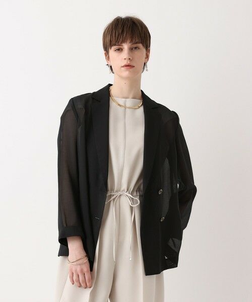 allureville / アルアバイル テーラードジャケット | ワルツシアーオーガンジャケット（ブラック (95)）