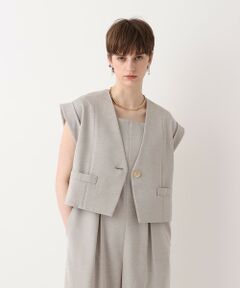 allureville / アルアバイル ベスト | フレンチスリーブショートジレ