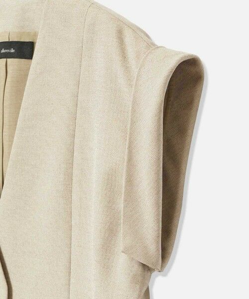allureville / アルアバイル ベスト | フレンチスリーブショートジレ | 詳細10