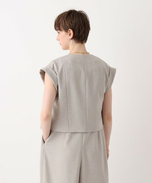 allureville / アルアバイル ベスト | フレンチスリーブショートジレ | 詳細4