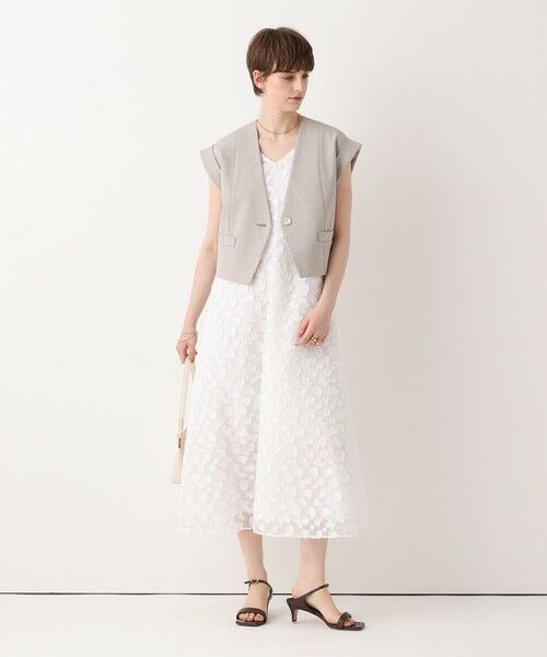 allureville / アルアバイル ベスト | フレンチスリーブショートジレ | 詳細6