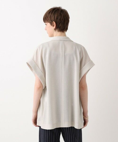 allureville / アルアバイル テーラードジャケット | ◇スラブメッシュフレンチスリーブジャケット | 詳細4