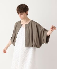 allureville / アルアバイル ブルゾン | オックスフレンチスリーブジャケット