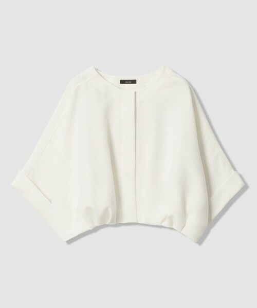 allureville / アルアバイル ブルゾン | オックスフレンチスリーブジャケット（オフホワイト (02)）