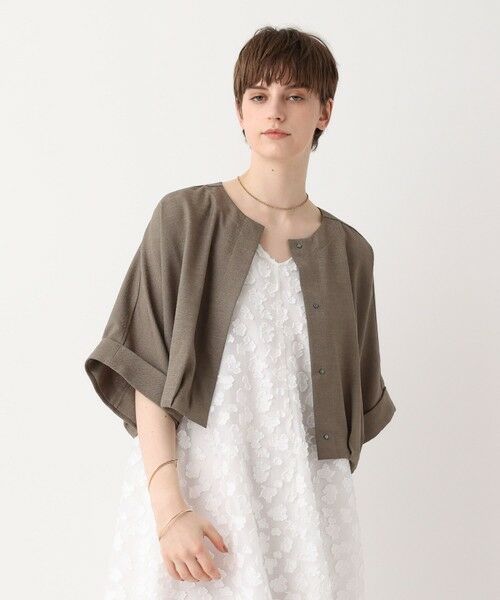 allureville / アルアバイル ブルゾン | オックスフレンチスリーブジャケット | 詳細3