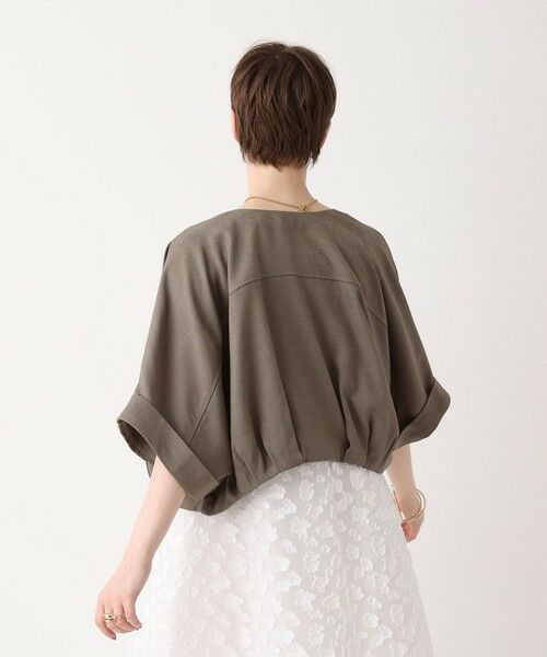 allureville / アルアバイル ブルゾン | オックスフレンチスリーブジャケット | 詳細7