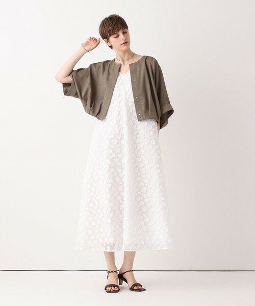 allureville / アルアバイル ブルゾン | オックスフレンチスリーブジャケット | 詳細8