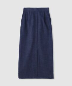 allureville / アルアバイル ミニ・ひざ丈スカート | デニムライクペンシルスカート