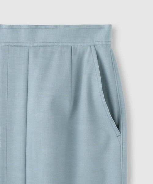 allureville / アルアバイル ミニ・ひざ丈スカート | デニムライクペンシルスカート | 詳細2