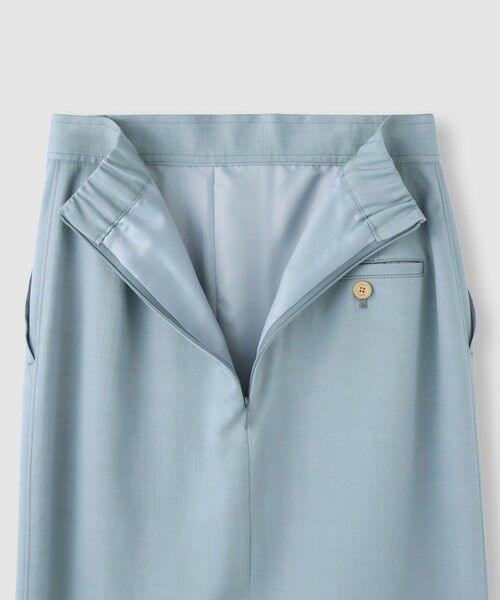 allureville / アルアバイル ミニ・ひざ丈スカート | デニムライクペンシルスカート | 詳細5