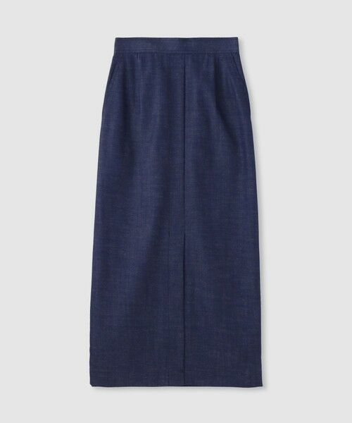 allureville / アルアバイル ミニ・ひざ丈スカート | デニムライクペンシルスカート（ネイビー (65)）