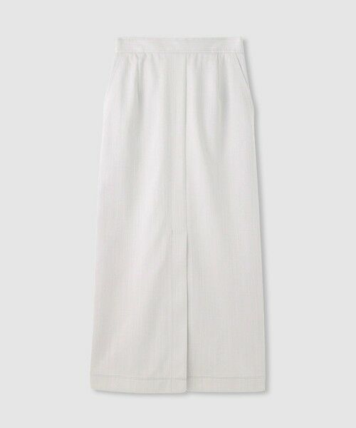 allureville / アルアバイル ミニ・ひざ丈スカート | デニムライクペンシルスカート（ライトグレー (91)）