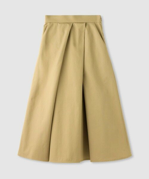 allureville / アルアバイル ミニ・ひざ丈スカート | デザインタックフレアースカート（ベージュ (11)）